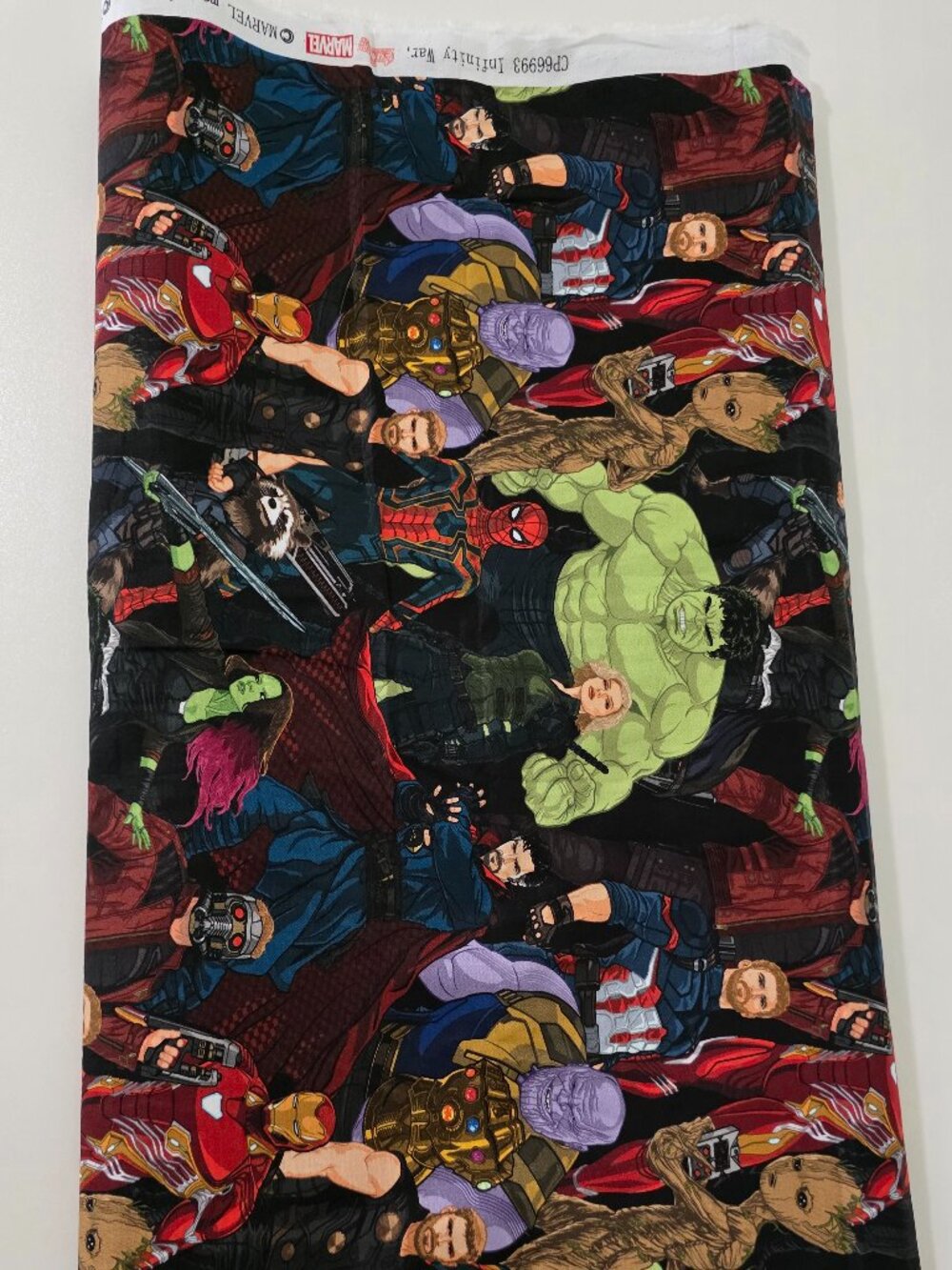 Marvel Avengers Fabric 100% Cotton 2- 1/2 Yards 90 Inches